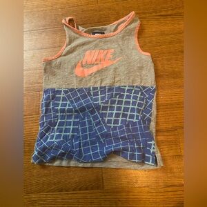 Nike Kids' girl size: 4T Gray and Blue Tank Top